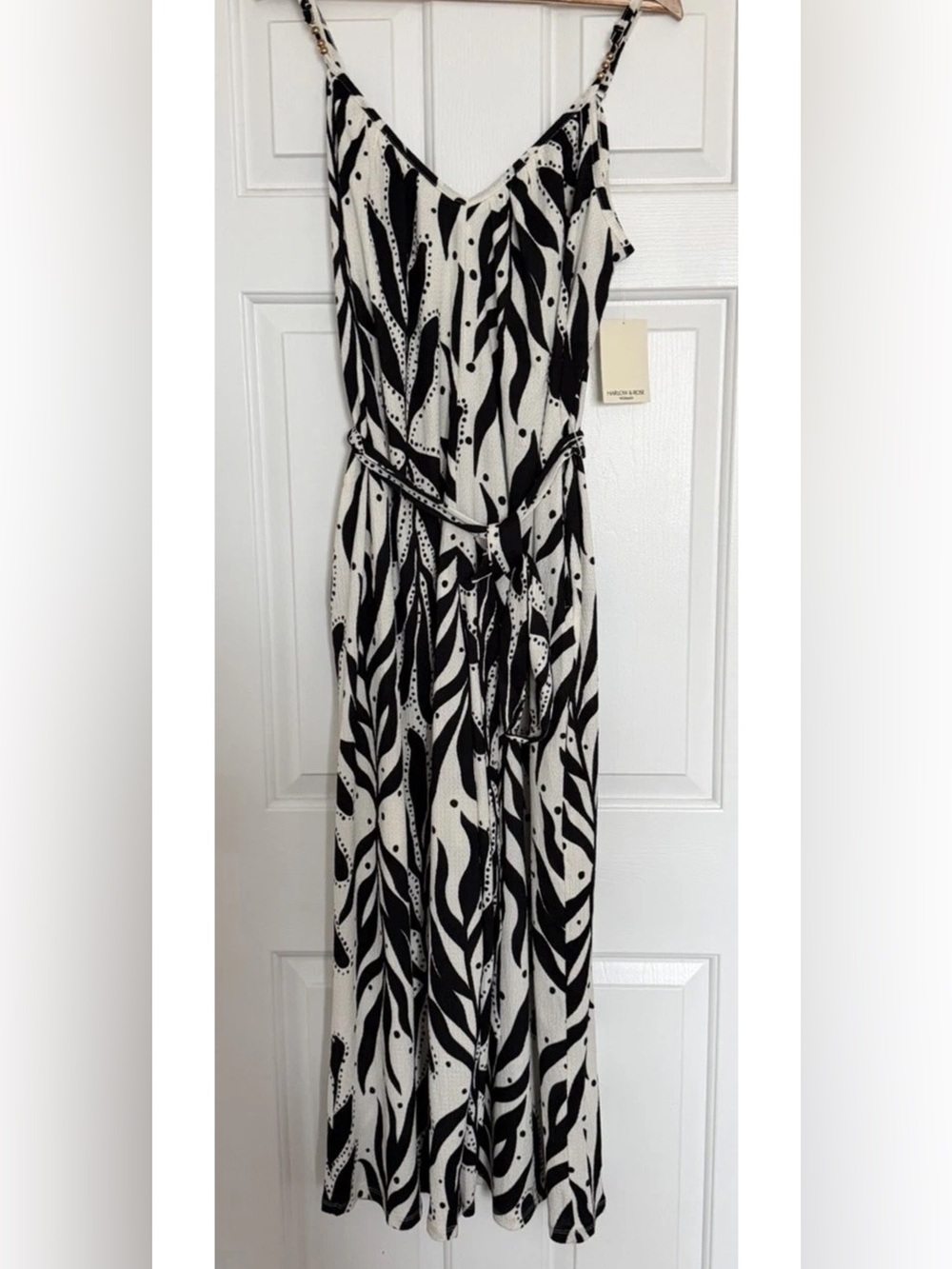 Harlow & Rose Woman Black & White Jumpsuit